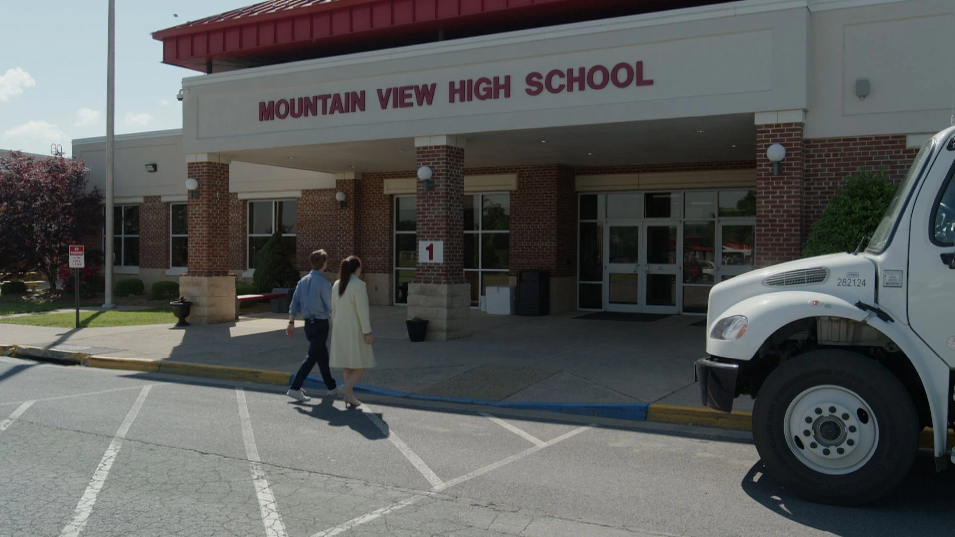 A US school building that once again carries a Confederate general's name